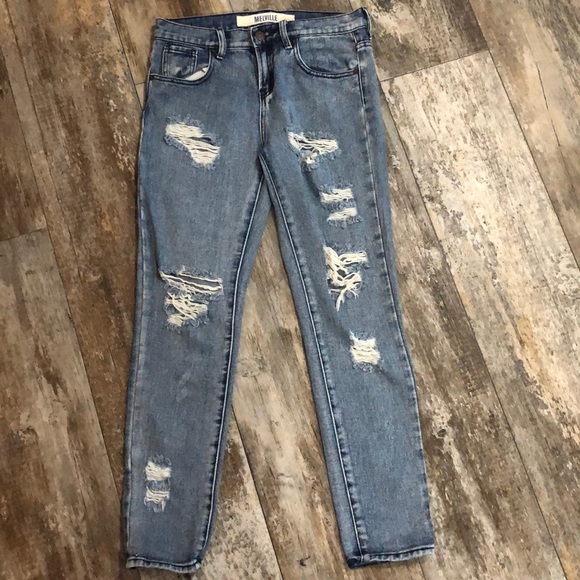 Brandy Melville Denim - Melville | size 25 Distressed Jeans